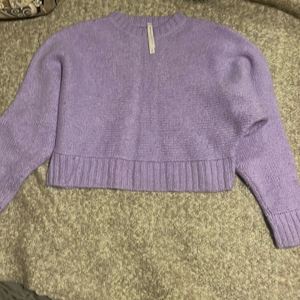 Alpaca crop sweater